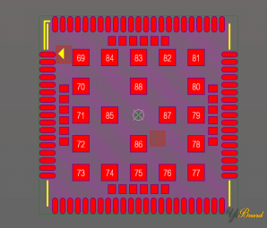 分享一个4G模组的PCB封装