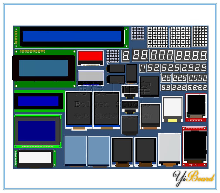 PCB封装库概览06- 显示器件.jpg