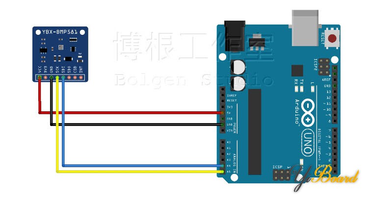 YBX-BMP581大气压力传感器模块 - I2C连接.jpg YBX-BMP581大气压力传感器模块 - I2C连接.jpg